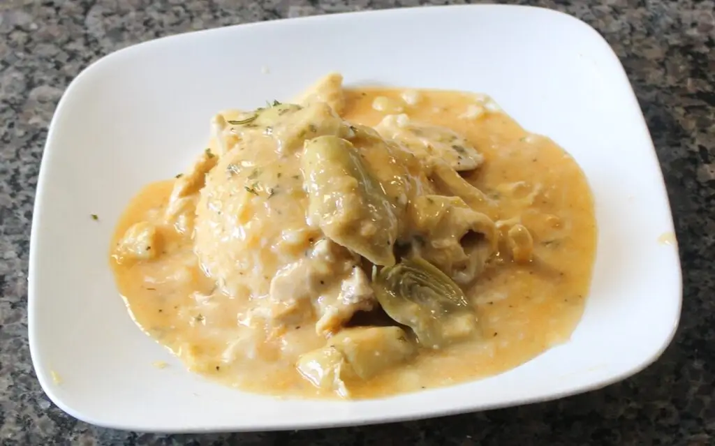 Creamy Cheesy Chicken Artichoke Recipe